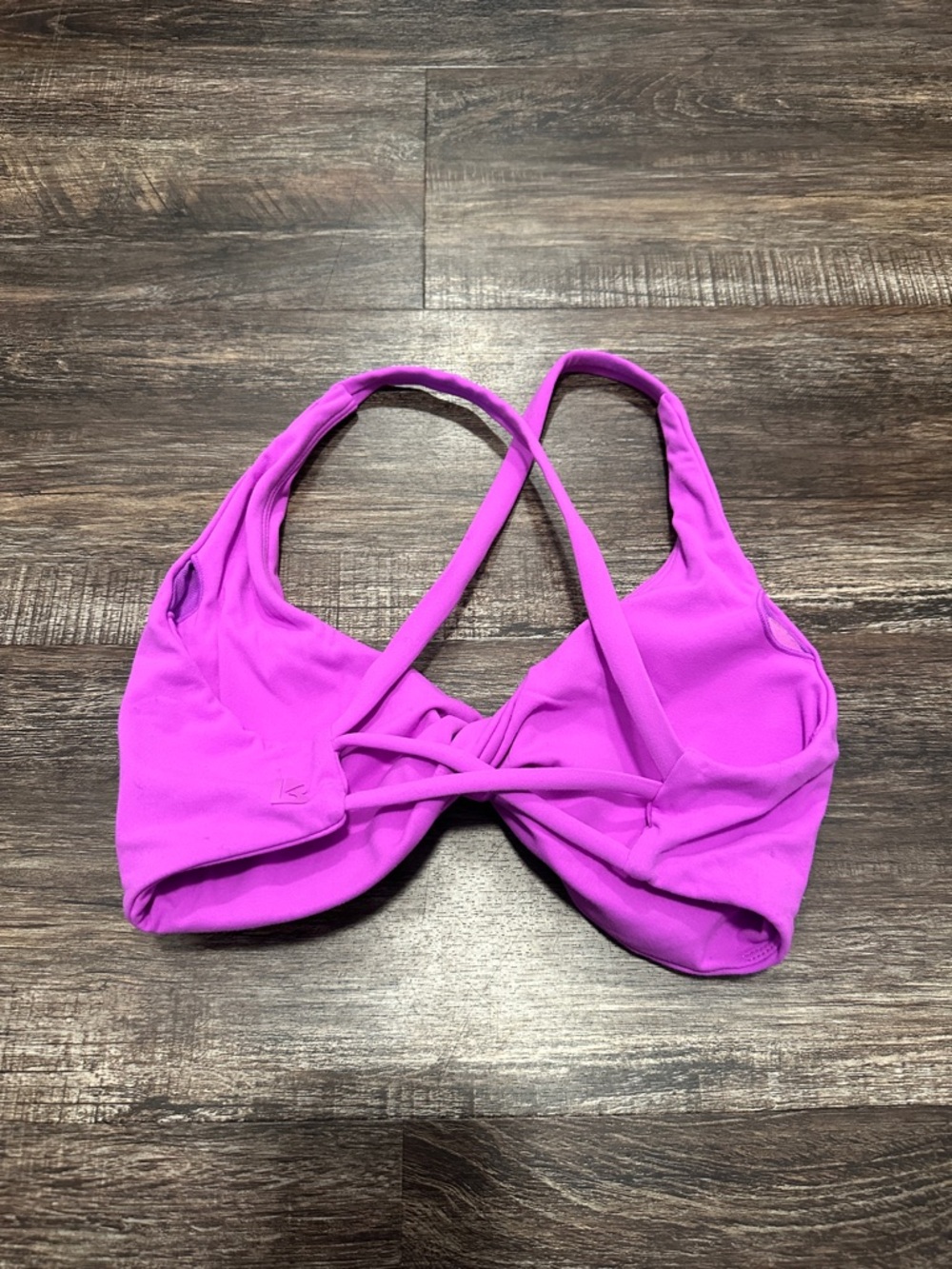 Buffbunny Glow Bright Magenta Twist-Front Sports Bra - Picture 2 of 2